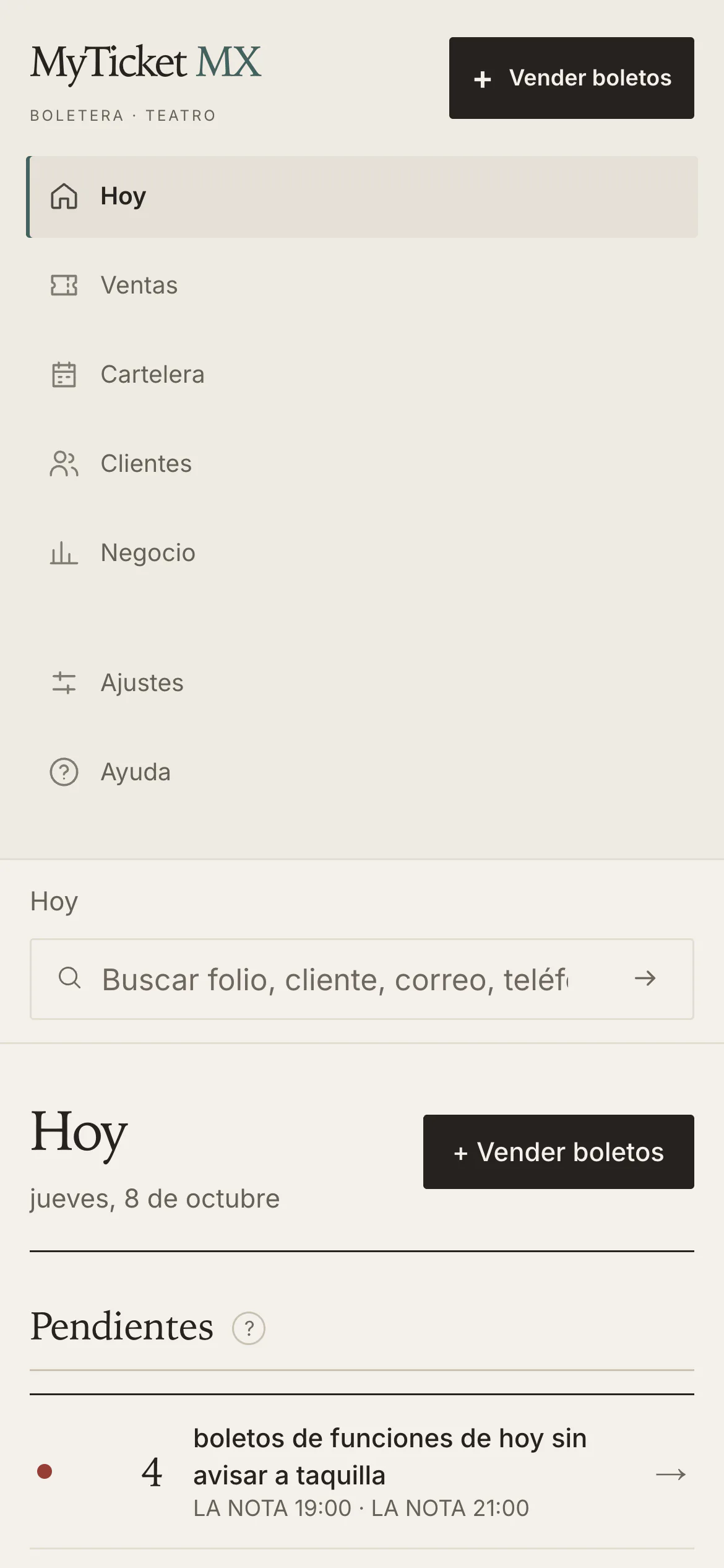 MyTicket MX — móvil 3