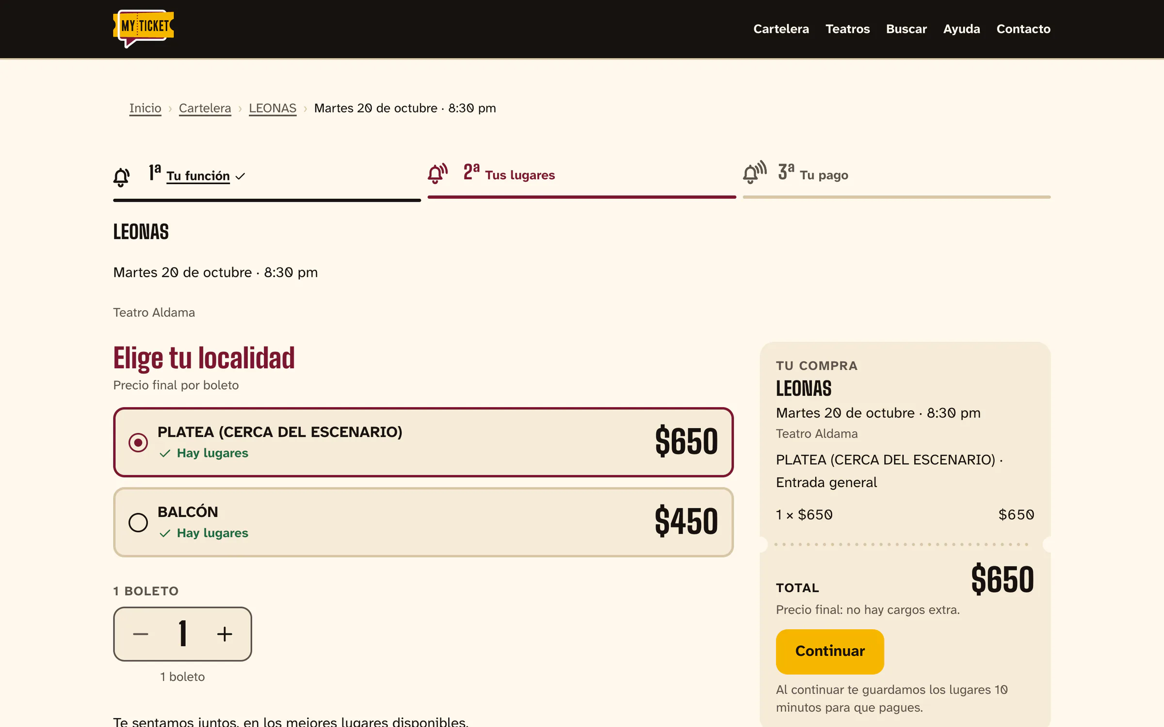 MyTicket MX — 2