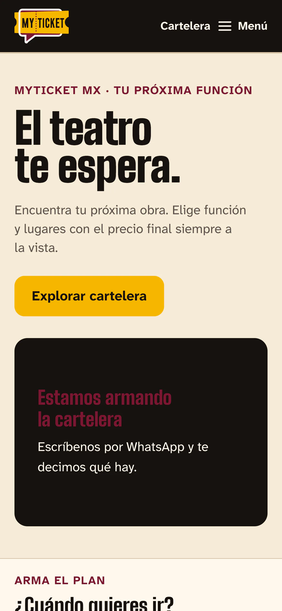 MyTicket MX — móvil 1